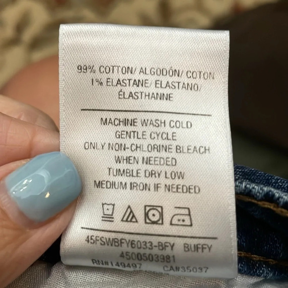 Joe’s Jean midi skirt size 26 front split - Picture 7 of 7